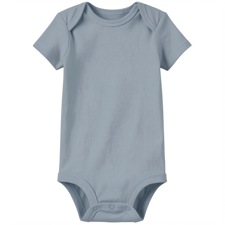 Gerippte Babykleidung mit individuellem Foto - Weich &amp; Skizzenhaft