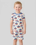 Schlafanzug-Set zweiteilig, kurze Ärmel, kurze Hose, Bambus