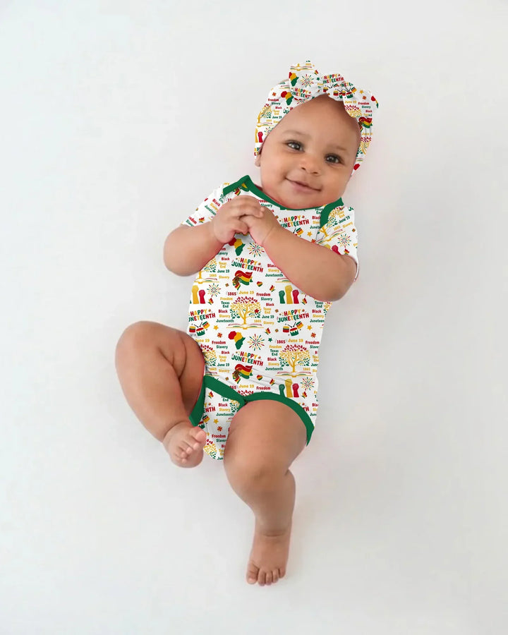 Happy Juneteenth Bamboo Bodysuit
