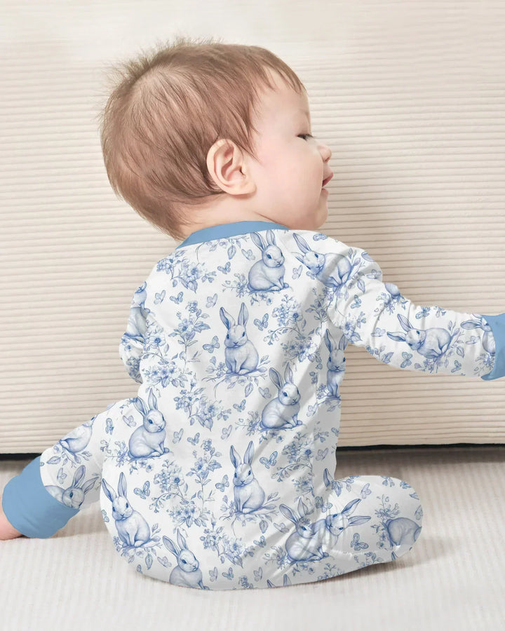 Gerippte Babykleidung mit individuellem Foto - Weich &amp; Skizzenhaft