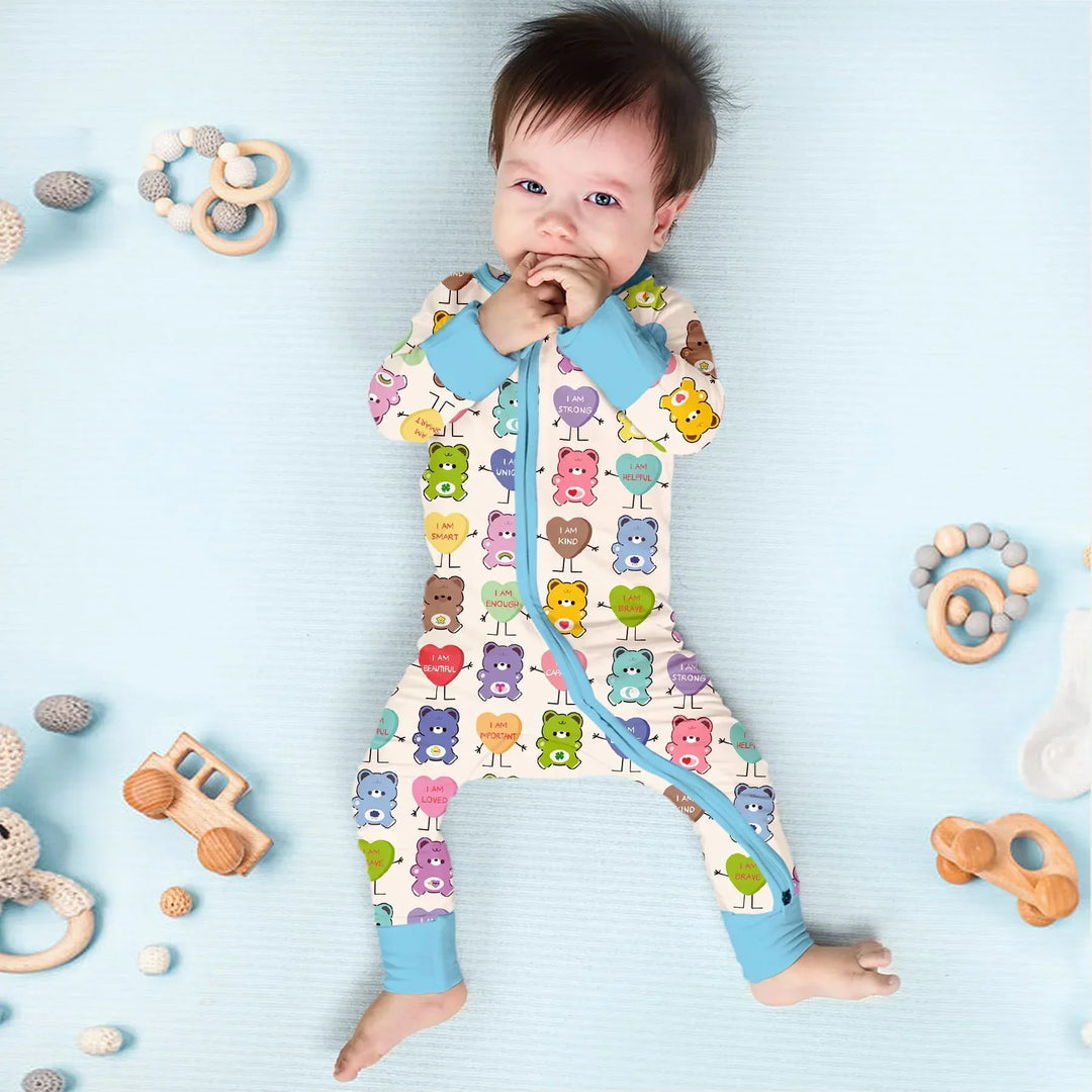 Gerippte Babykleidung mit individuellem Foto - Weich &amp; Skizzenhaft