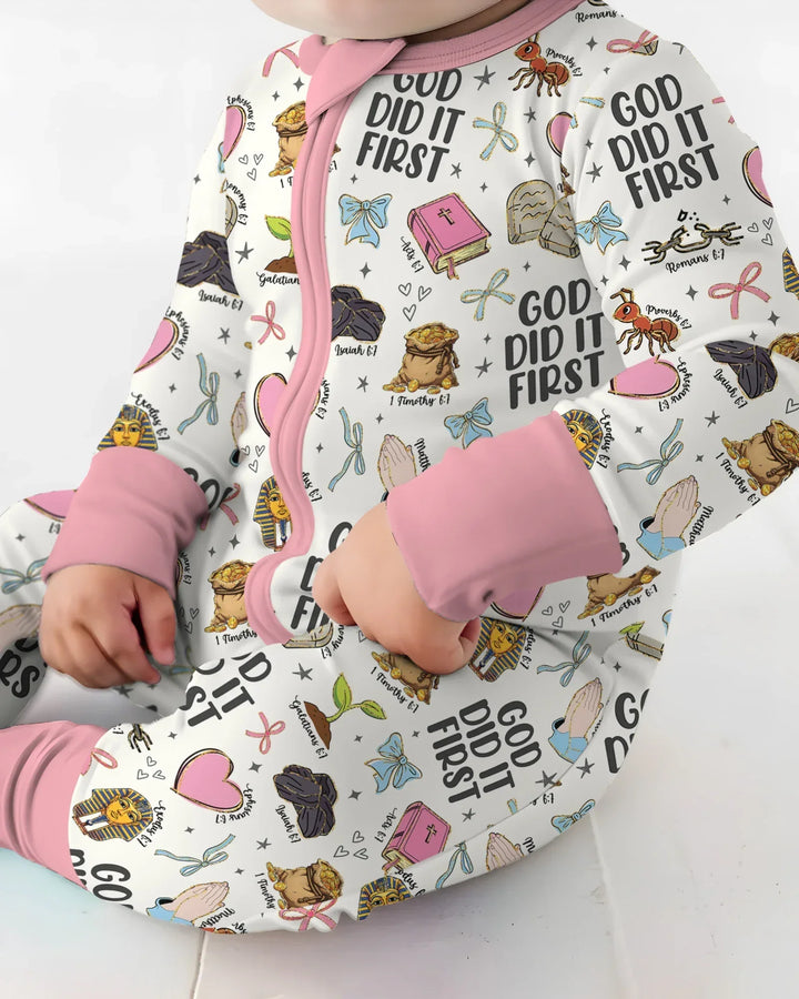 Gerippte Babykleidung mit individuellem Foto - Weich &amp; Skizzenhaft
