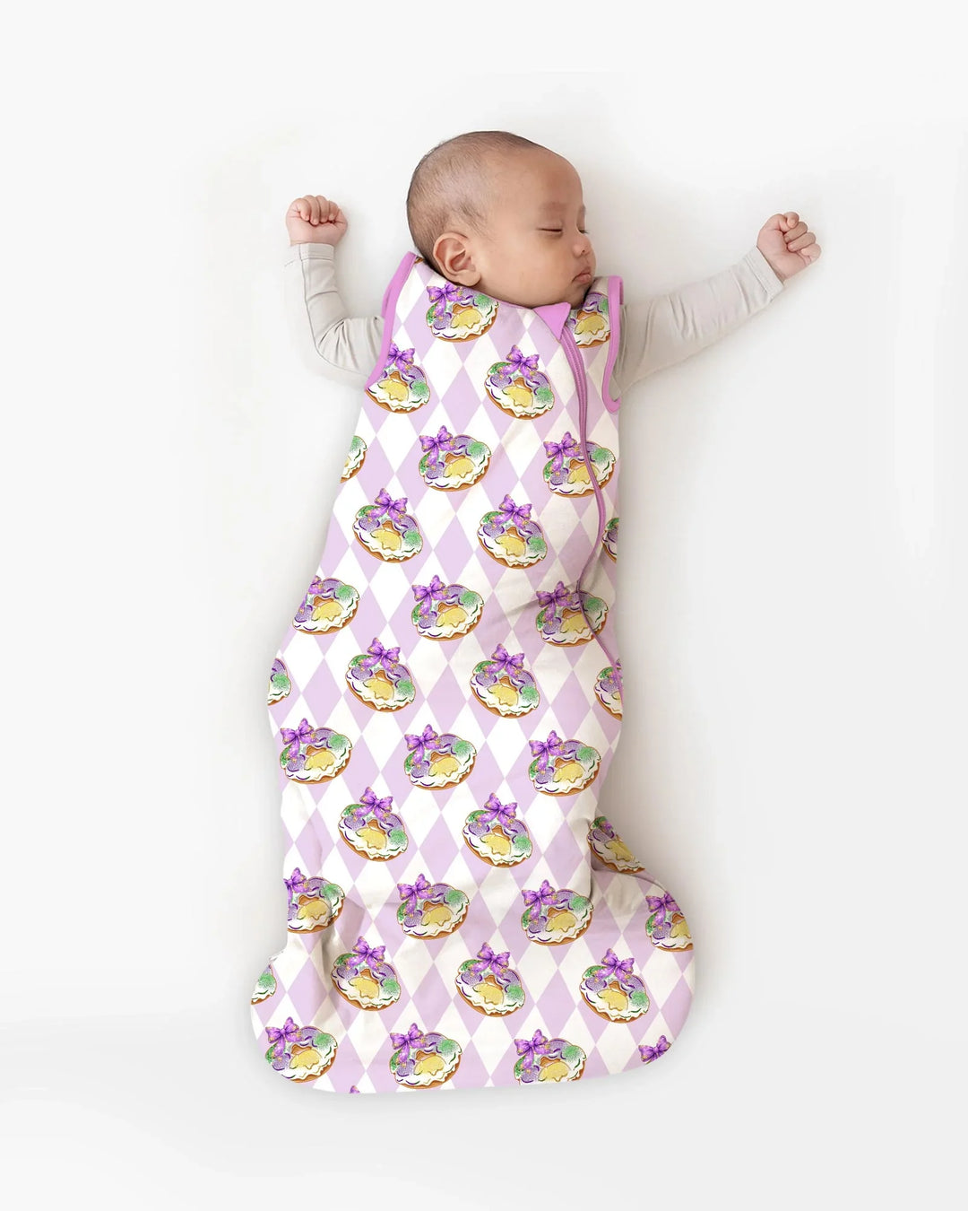 Mardi Gras Donut Bamboo Sleep Bag