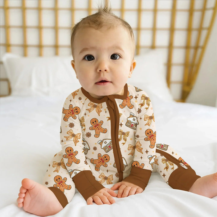 Brushstroke Gingerbread Convertible Zippy , Brushstroke Gingerbread Convertible Zippy - 0-3M