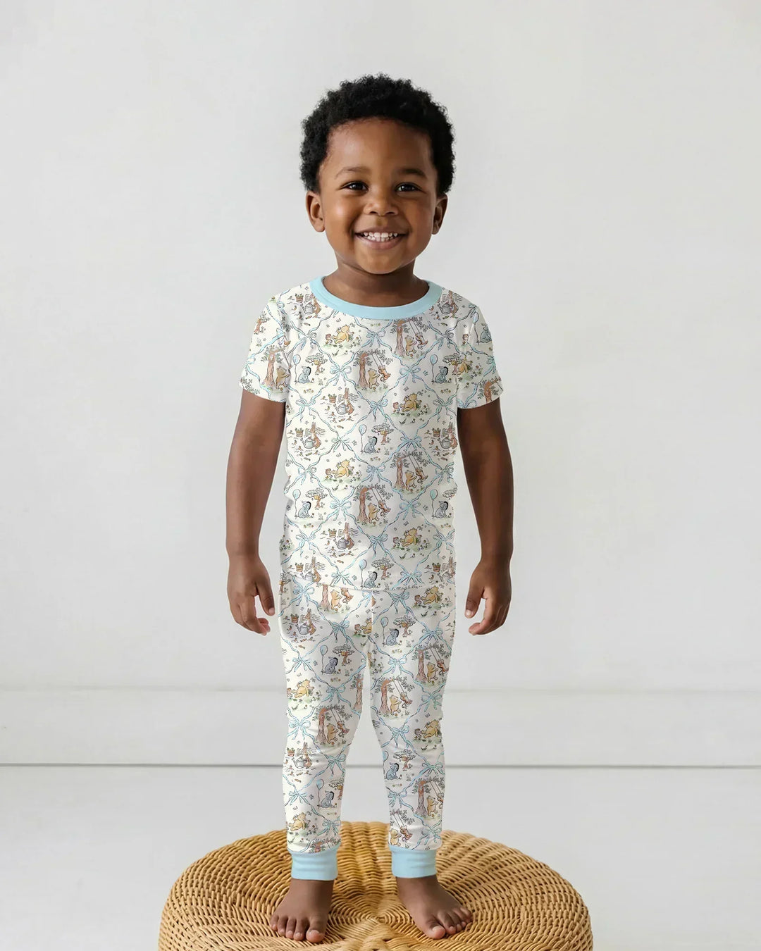 Zweiteiliges, kurzärmliges Pyjama-Set mit Marienkäfern