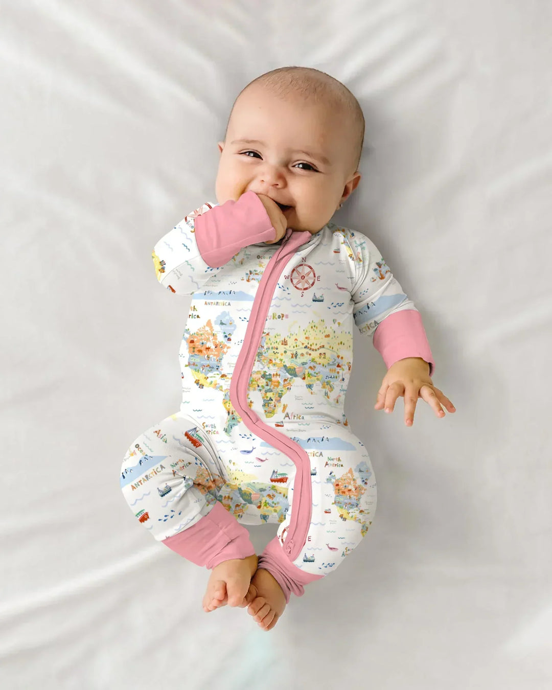 Gerippte Babykleidung mit individuellem Foto - Weich &amp; Skizzenhaft