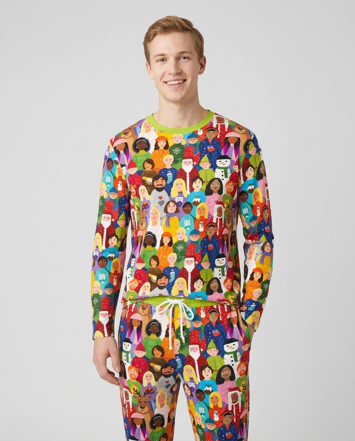 Together for Christmas Bamboo Men's Pajama Set