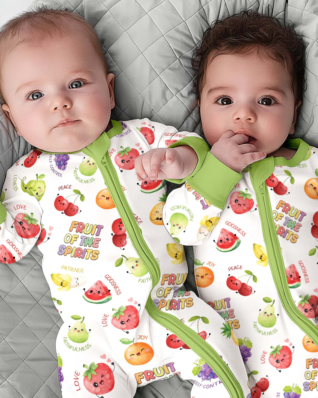 Gerippte Babykleidung mit individuellem Foto - Weich &amp; Skizzenhaft