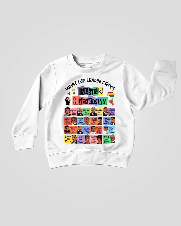 Black History Month Bambus Crewneck Sweatshirt