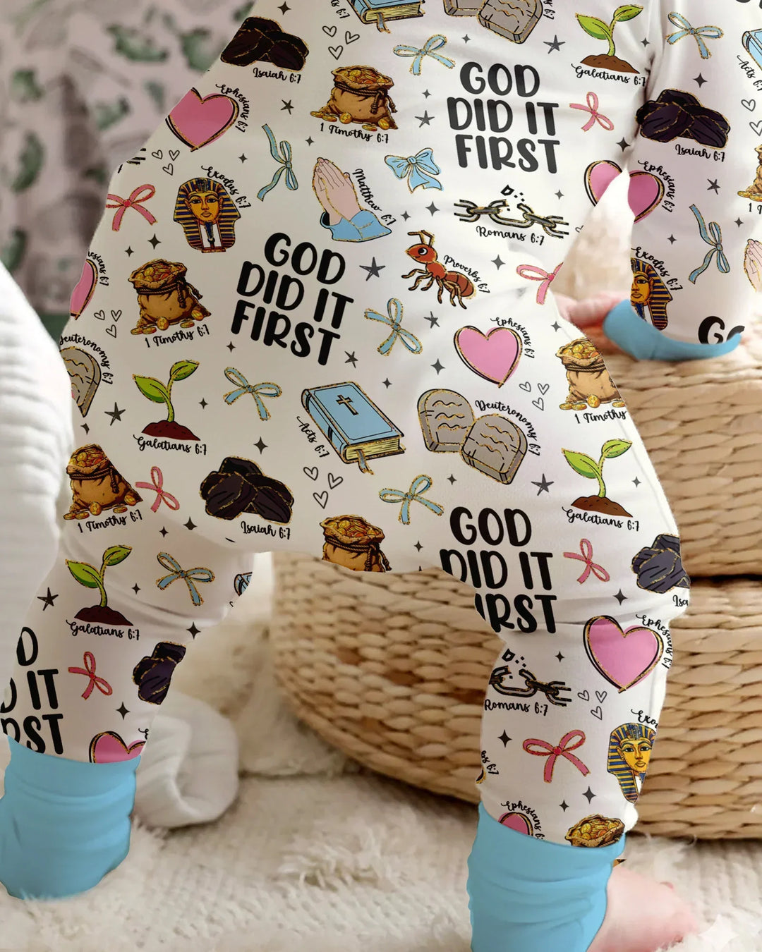 Gerippte Babykleidung mit individuellem Foto - Weich &amp; Skizzenhaft
