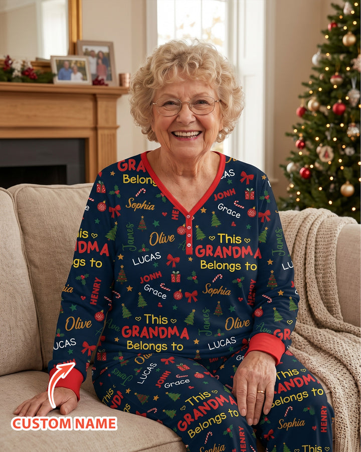 Loved By My Kids Bamboo Women Pajama Set