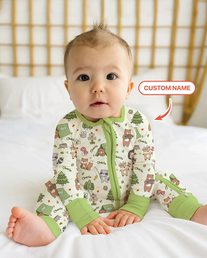 Gerippte Babykleidung mit individuellem Foto - Weich &amp; Skizzenhaft