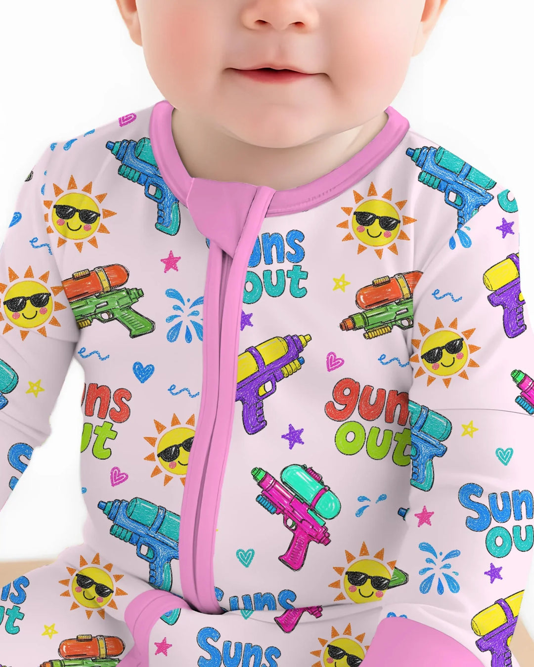 Gerippte Babykleidung mit individuellem Foto - Weich &amp; Skizzenhaft