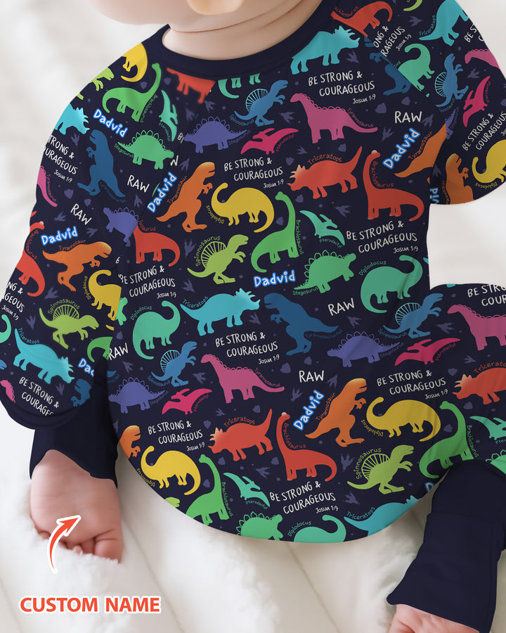 Gerippte Babykleidung mit individuellem Foto - Weich &amp; Skizzenhaft