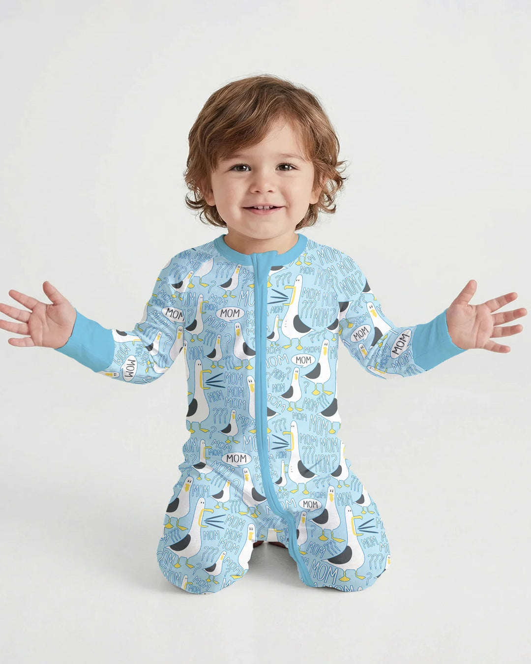 Gerippte Babykleidung mit individuellem Foto - Weich &amp; Skizzenhaft