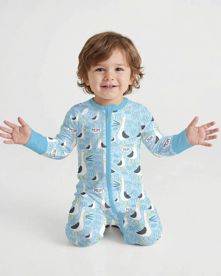 Gerippte Babykleidung mit individuellem Foto - Weich &amp; Skizzenhaft