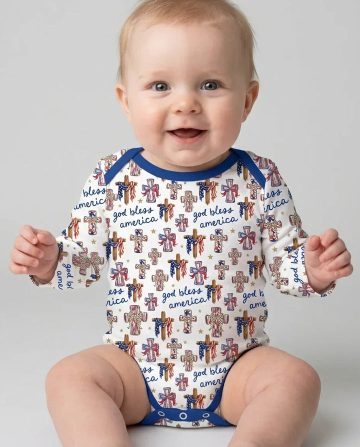 Gerippte Babykleidung mit individuellem Foto - Weich &amp; Skizzenhaft