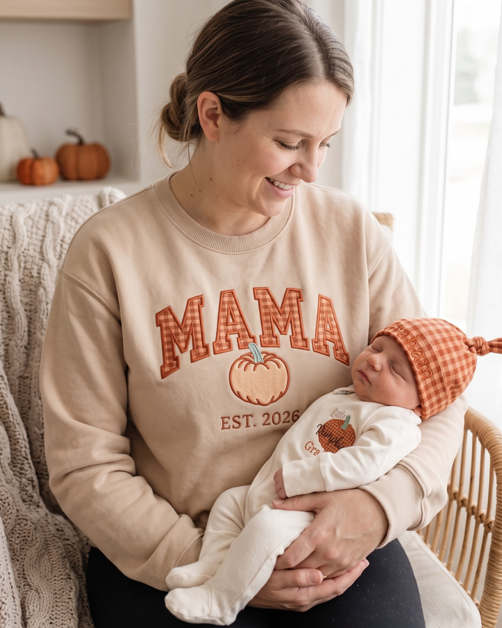 Template Damen-Rundhals-Sweatshirt aus Bambus