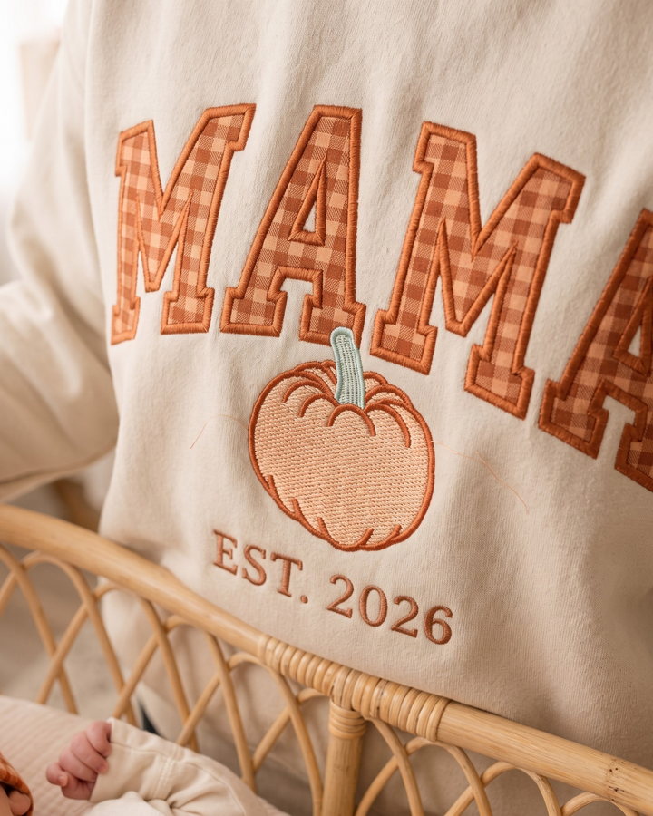 Template Damen-Rundhals-Sweatshirt aus Bambus