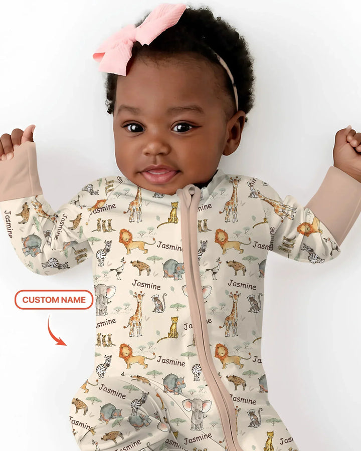 Gerippte Babykleidung mit individuellem Foto - Weich &amp; Skizzenhaft
