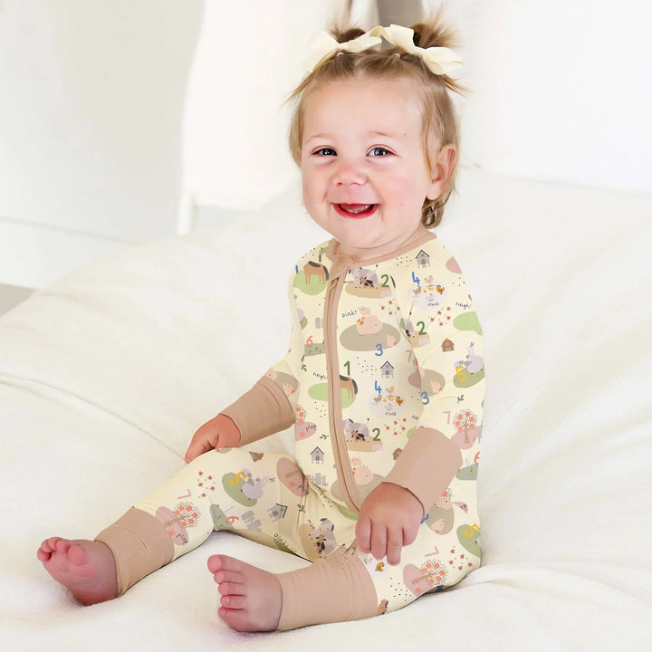 Gerippte Babykleidung mit individuellem Foto - Weich &amp; Skizzenhaft