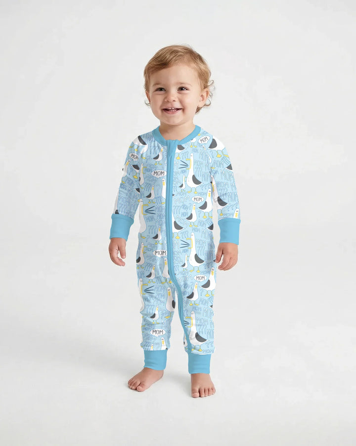 Gerippte Babykleidung mit individuellem Foto - Weich &amp; Skizzenhaft