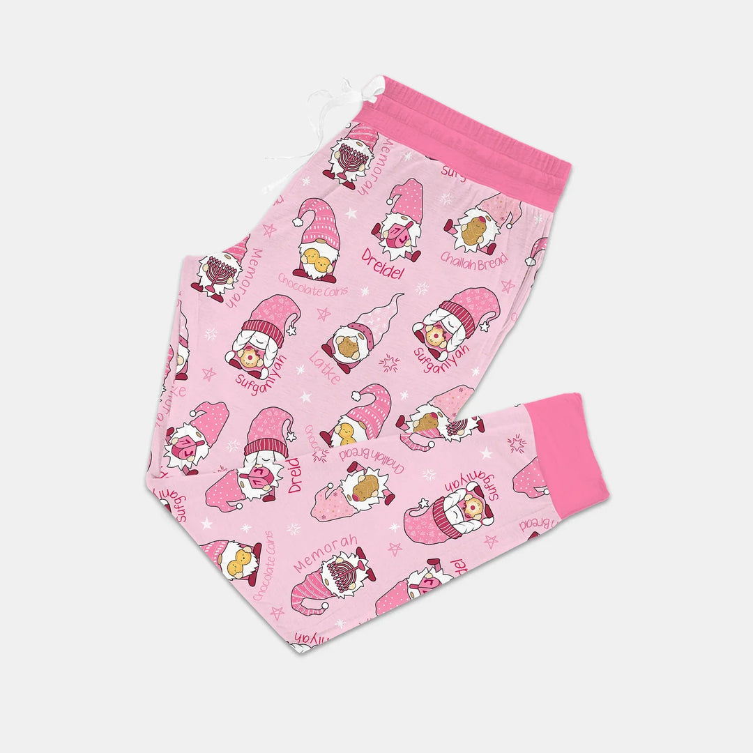 Happy Hanukkah Matching Family Women Pajama Set , Happy Hanukkah Matching Family Women Pajama Set - Only Pants / S