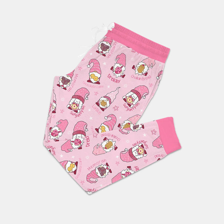 Happy Hanukkah Matching Family Women Pajama Set , Happy Hanukkah Matching Family Women Pajama Set - Only Pants / S