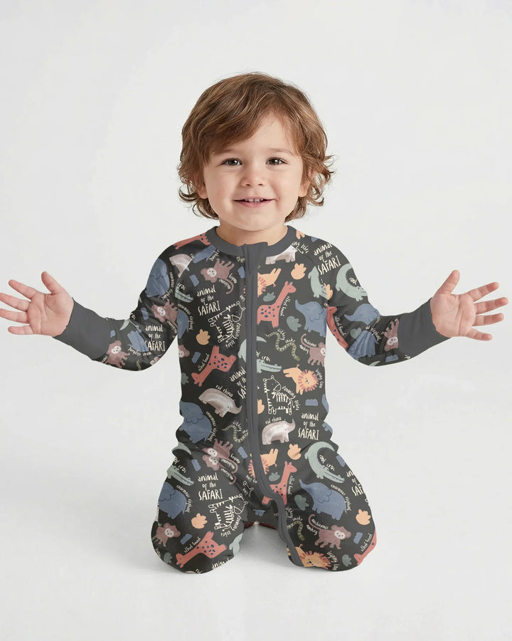 Funny African Animals Bamboo Convertible Zippy
