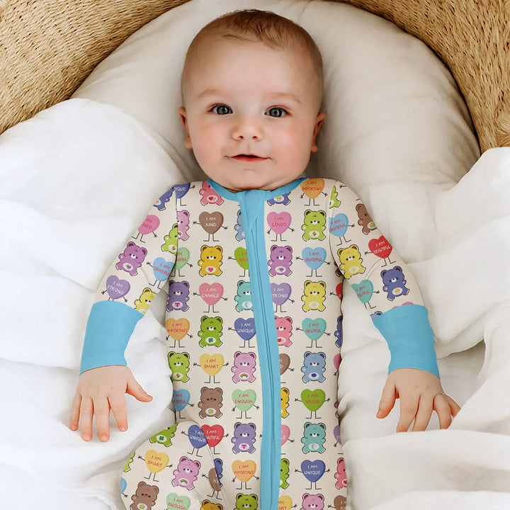 Gerippte Babykleidung mit individuellem Foto - Weich &amp; Skizzenhaft