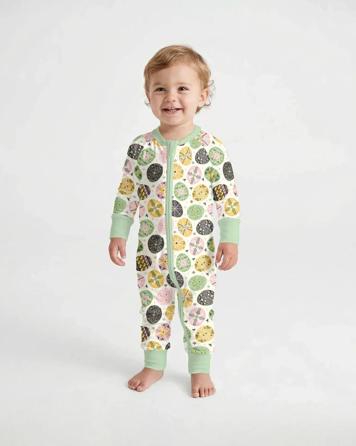 Pysanky Eggs Family Matching Bamboo Convertible Zippy