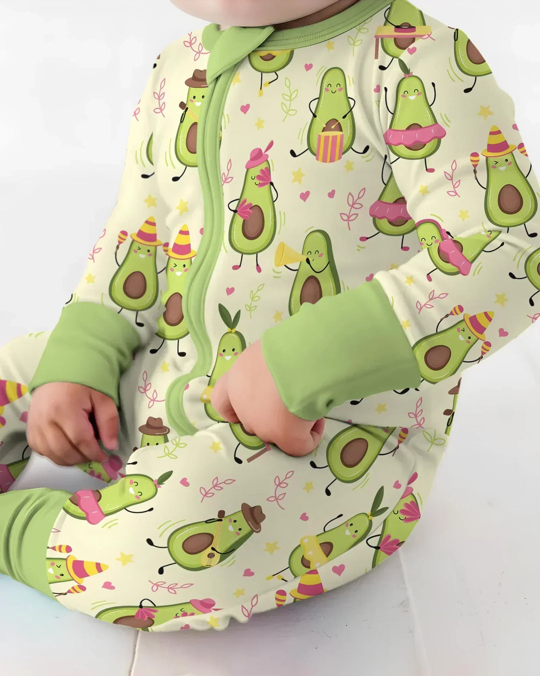 Gerippte Babykleidung mit individuellem Foto - Weich &amp; Skizzenhaft