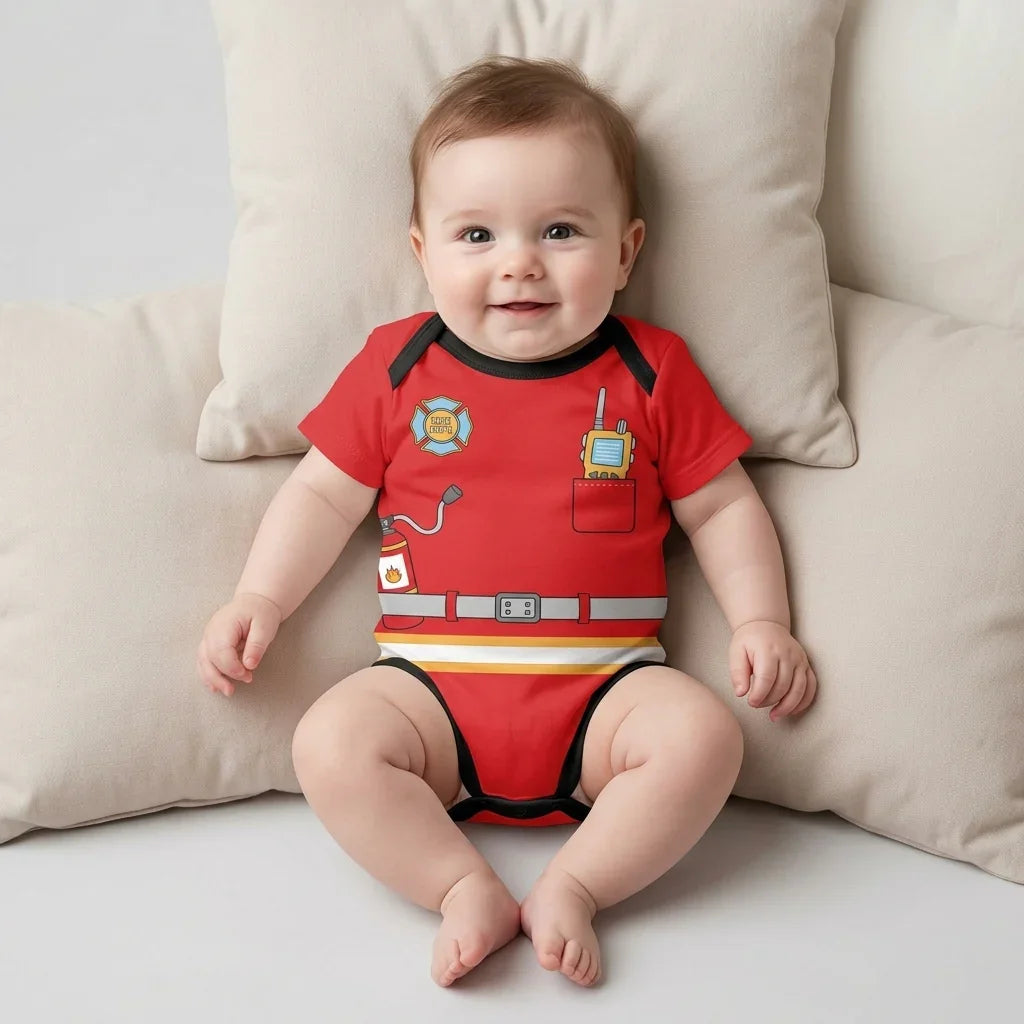 Gerippte Babykleidung mit individuellem Foto - Weich &amp; Skizzenhaft