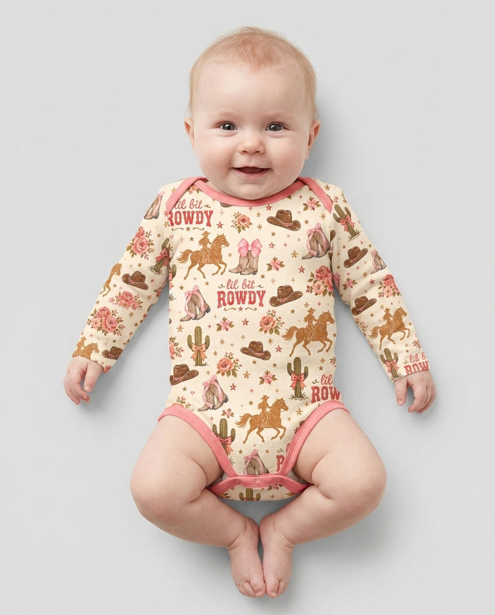 Gerippte Babykleidung mit individuellem Foto - Weich &amp; Skizzenhaft