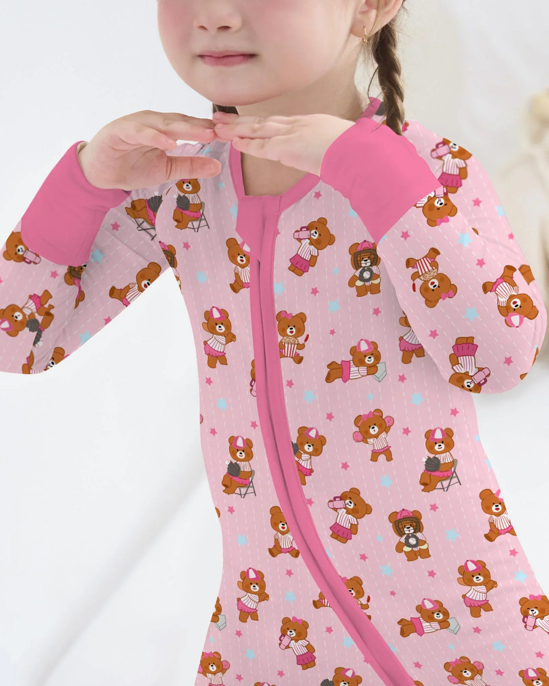 Born To Play Baseball Bamboo Convertible Zippy