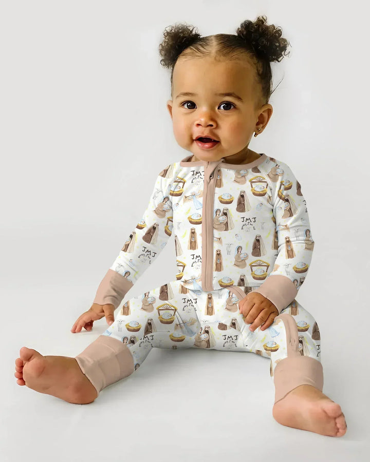Gerippte Babykleidung mit individuellem Foto - Weich &amp; Skizzenhaft