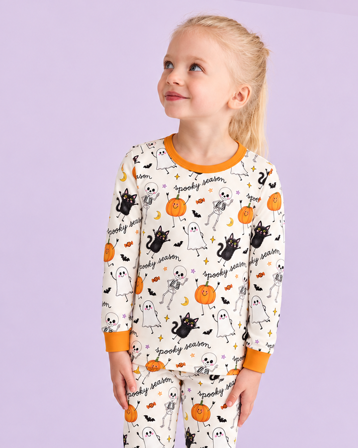 Hangin’ With My Boos Bamboo Two Piece Long Sleeve Pajama Set
