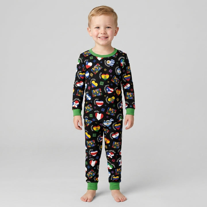 Proud To Be Hispanic Bamboo Two Piece Long Sleeve Pajama Set