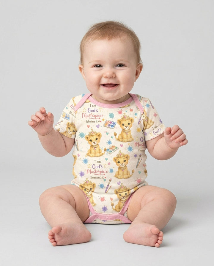 Gerippte Babykleidung mit individuellem Foto - Weich &amp; Skizzenhaft
