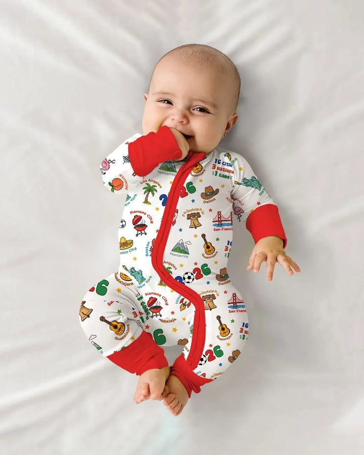Gerippte Babykleidung mit individuellem Foto - Weich &amp; Skizzenhaft