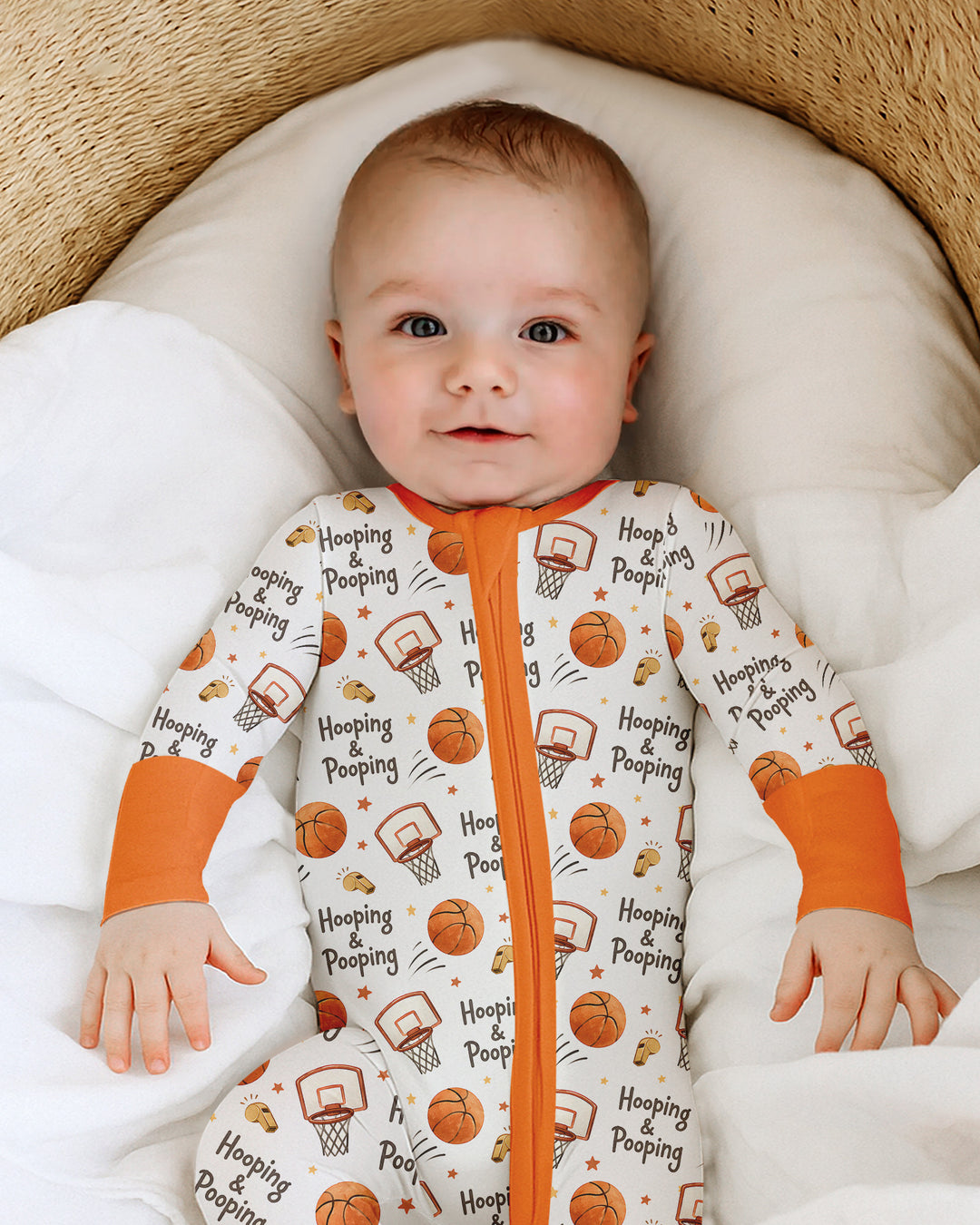 Gerippte Babykleidung mit individuellem Foto - Weich &amp; Skizzenhaft