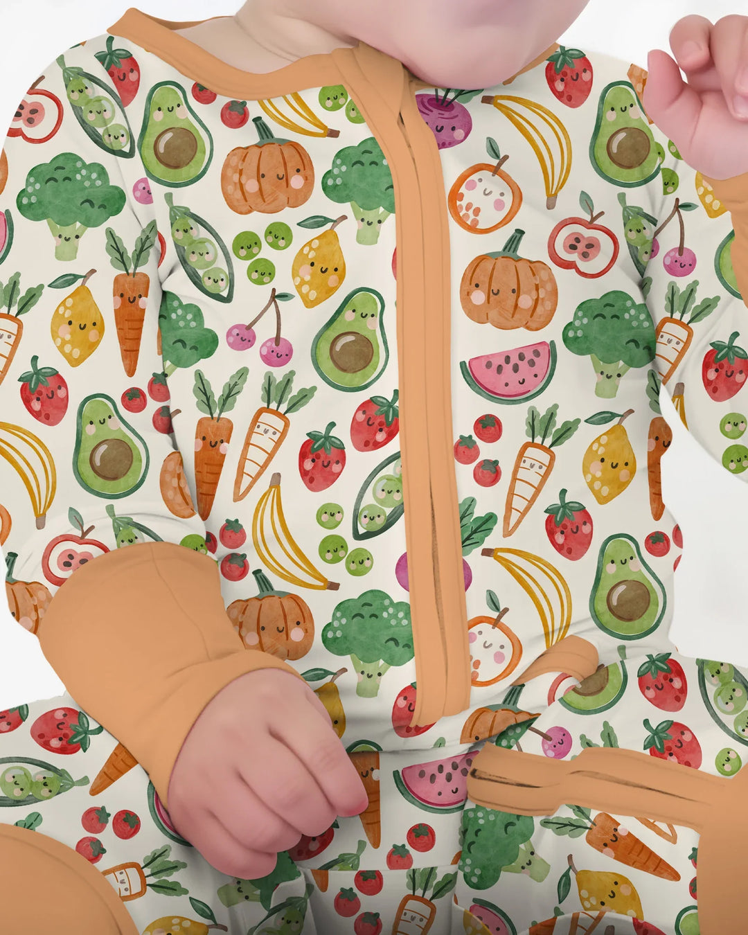 Gerippte Babykleidung mit individuellem Foto - Weich &amp; Skizzenhaft