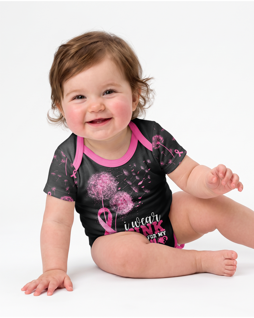 Dandelion Pink For Mom Bamboo Bodysuit