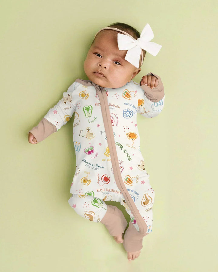 Gerippte Babykleidung mit individuellem Foto - Weich &amp; Skizzenhaft