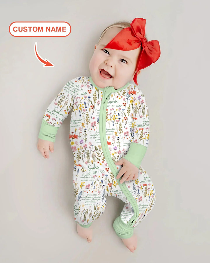 Gerippte Babykleidung mit individuellem Foto - Weich &amp; Skizzenhaft