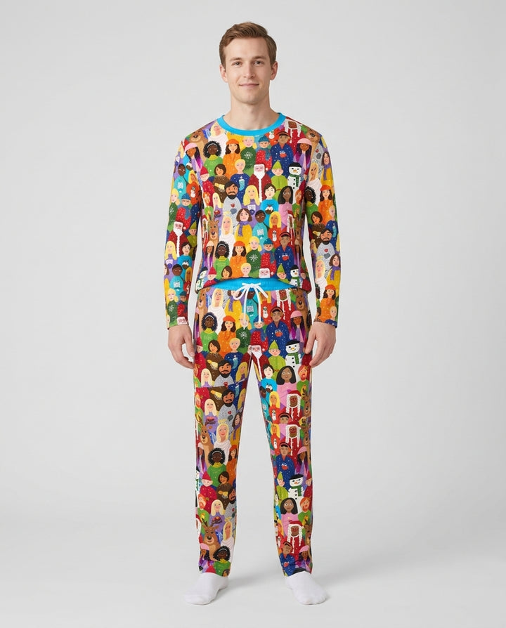 Together for Christmas Bamboo Men's Pajama Set