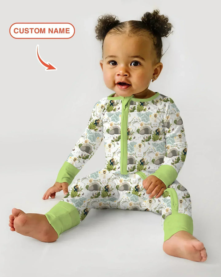 Matthew 28:1–8 He Is Risen Bamboo Convertible Zippy