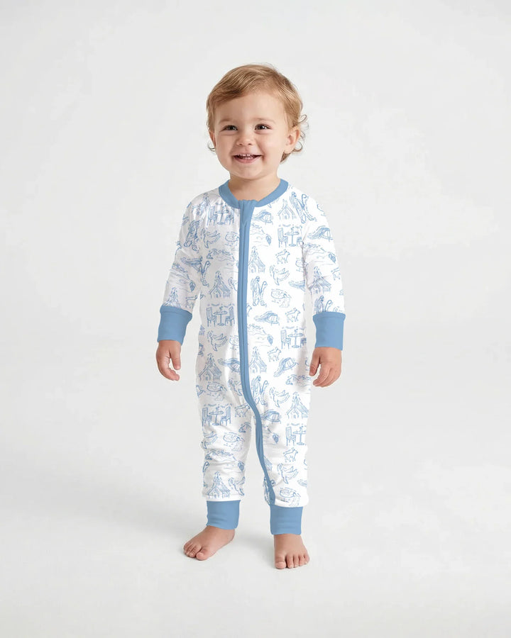 Gerippte Babykleidung mit individuellem Foto - Weich &amp; Skizzenhaft
