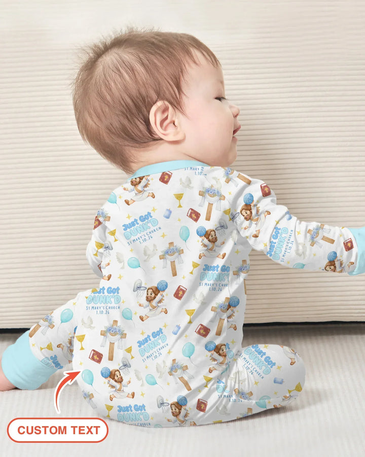 Gerippte Babykleidung mit individuellem Foto - Weich &amp; Skizzenhaft