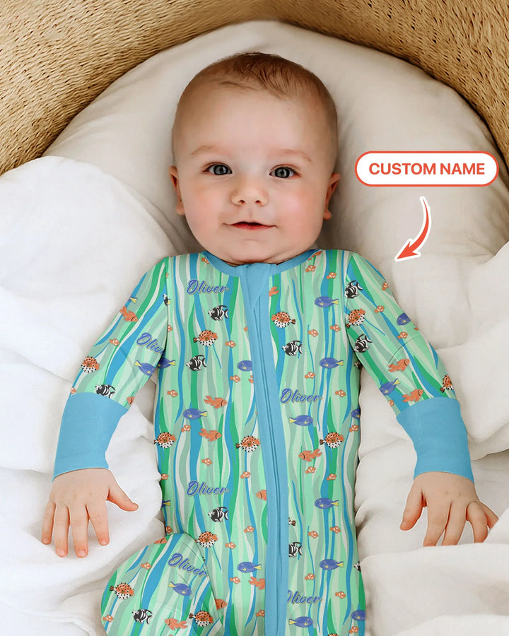 Gerippte Babykleidung mit individuellem Foto - Weich &amp; Skizzenhaft